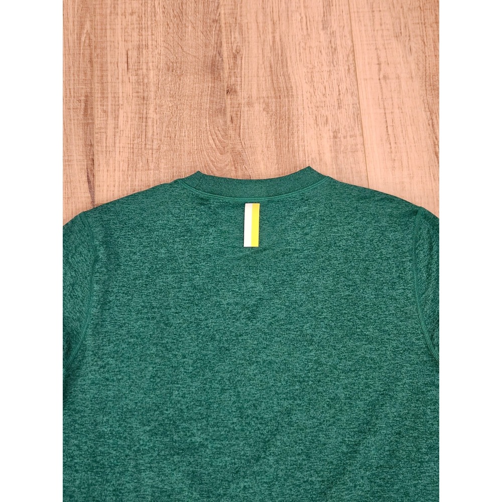 Rhoback Performance Crewneck Sweatshirt Men's Medium Green Heather Golf Pullover - Picture 13 of 13